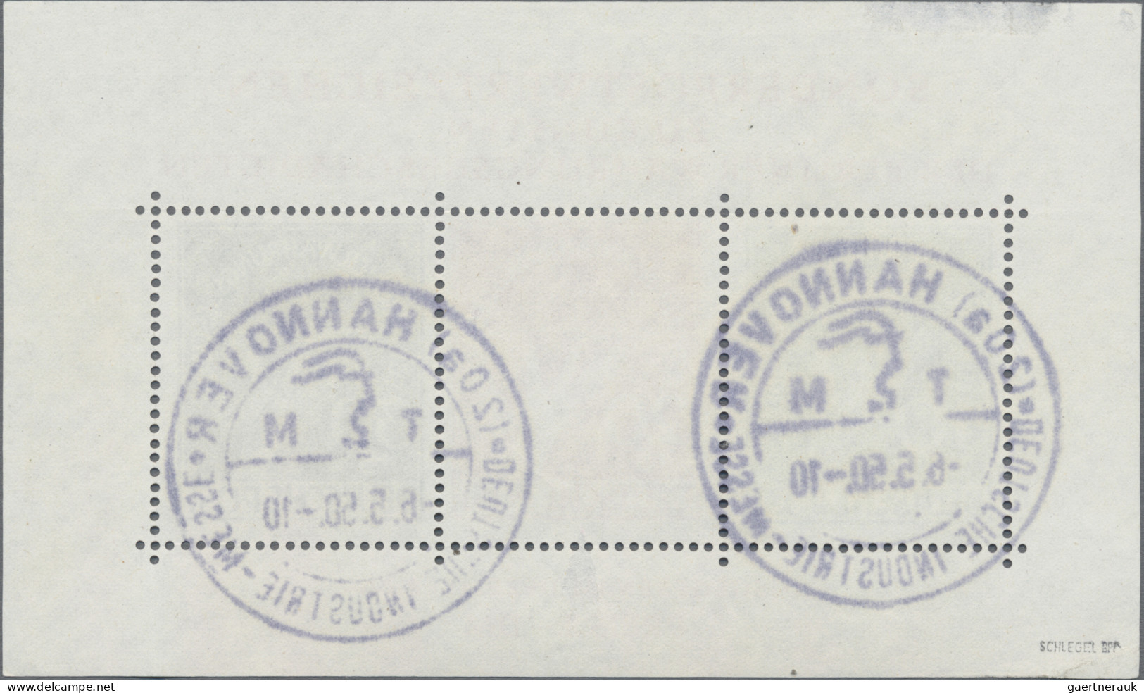 Berlin: 1949, Währungs-Block, Sauber Gestempelt Mit Zwei Sonderstempeln "(20a) H - Used Stamps