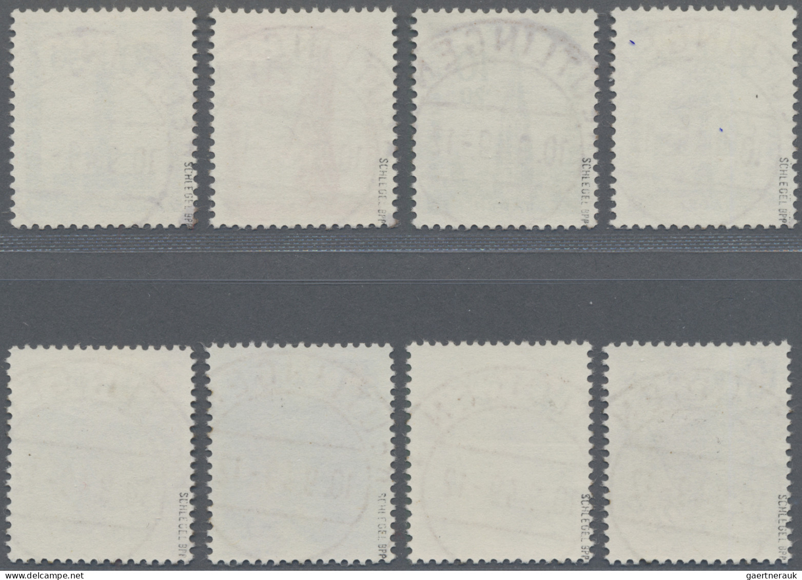 Französische Zone - Baden: 1949, Wiederaufbau Der Stadt Freiburg, Satz Und Block - Other & Unclassified