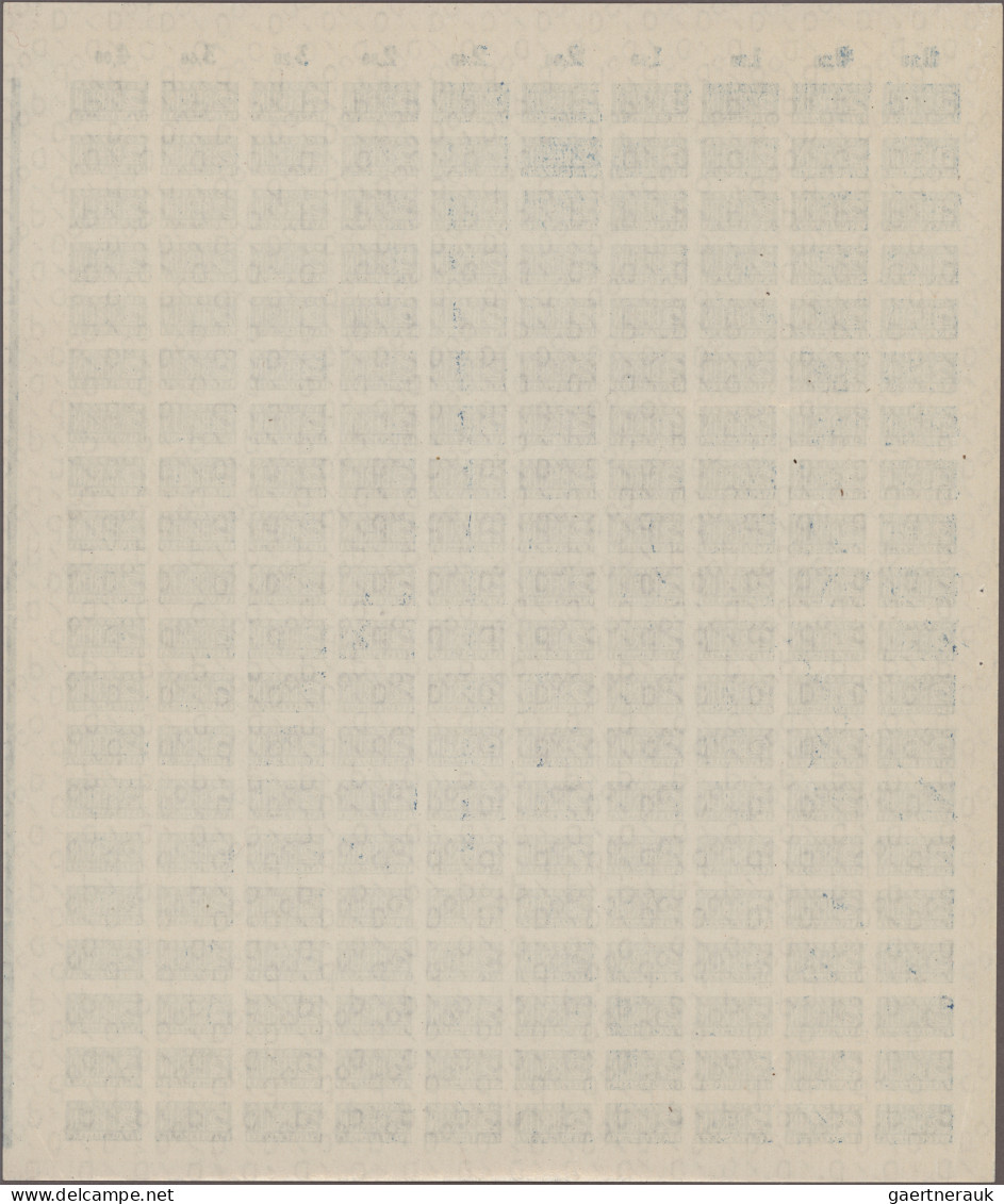 Bizone - Zwangszuschlagsmarken: 1948, 2 Pfg. Blau, Notopfermarke Geschnitten, Wz - Sonstige & Ohne Zuordnung