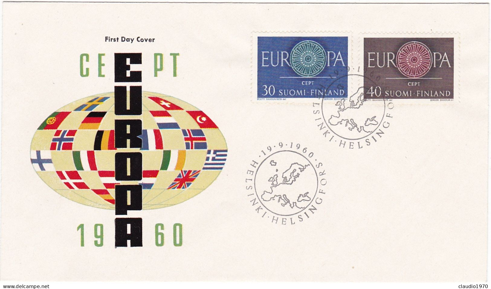 FINLANDIA - FDC - BUSTA  - STORIA POSTALE - 1960 - FDC