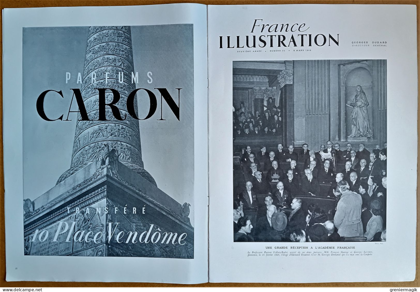 France Illustration N°23 09/03/1946 Tchang Kaï-Chek à Changaï/Fin Du Fascisme En Italie/Ambassade URSS/Suisse/Egypte - Allgemeine Literatur