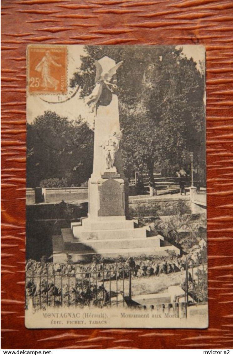 34 - MONTAGNAC : Monument Aux Morts - Montagnac