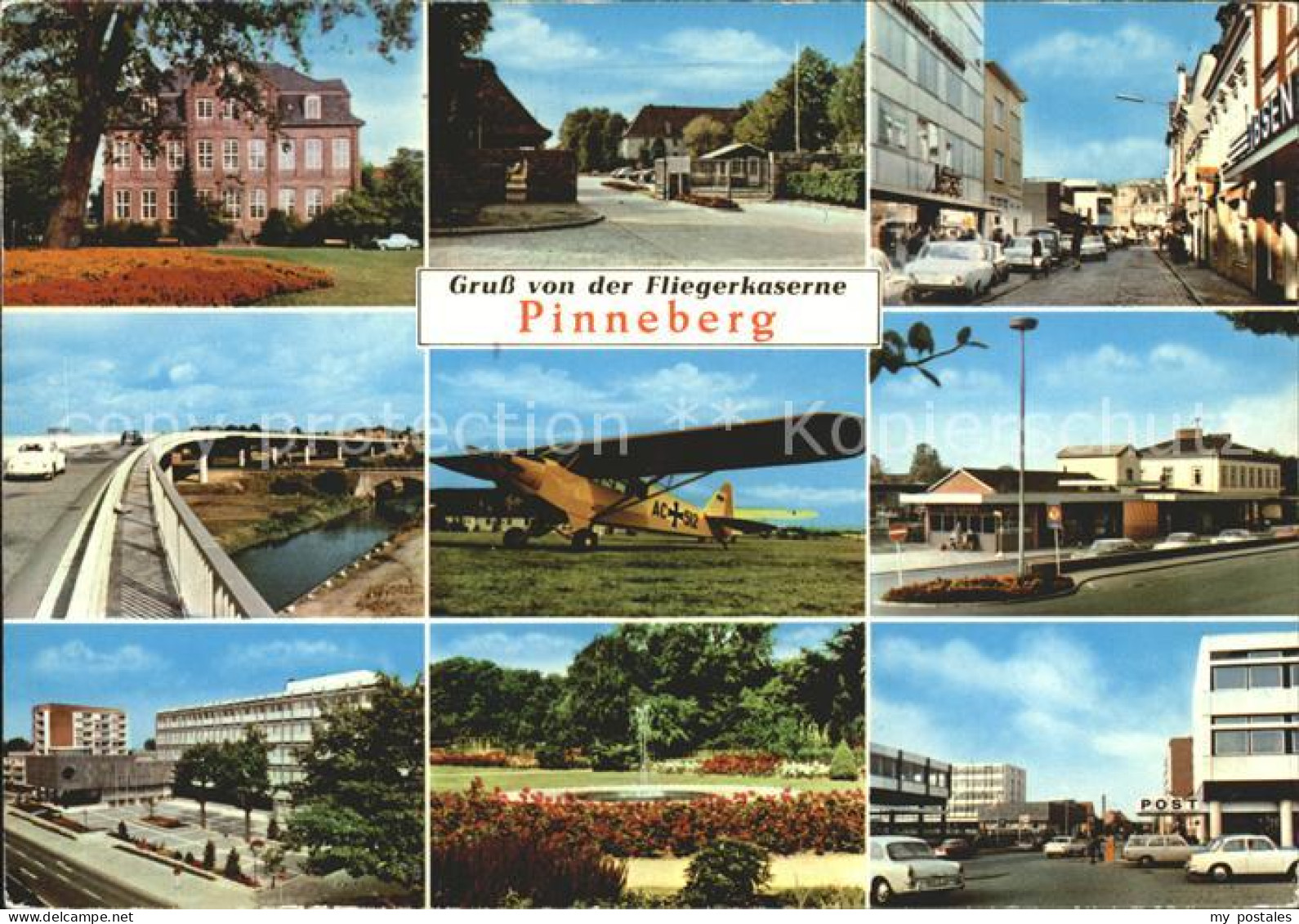 42060949 Pinneberg Fliegerkaserne Post Autobahn Brunnen  Pinneberg - Pinneberg