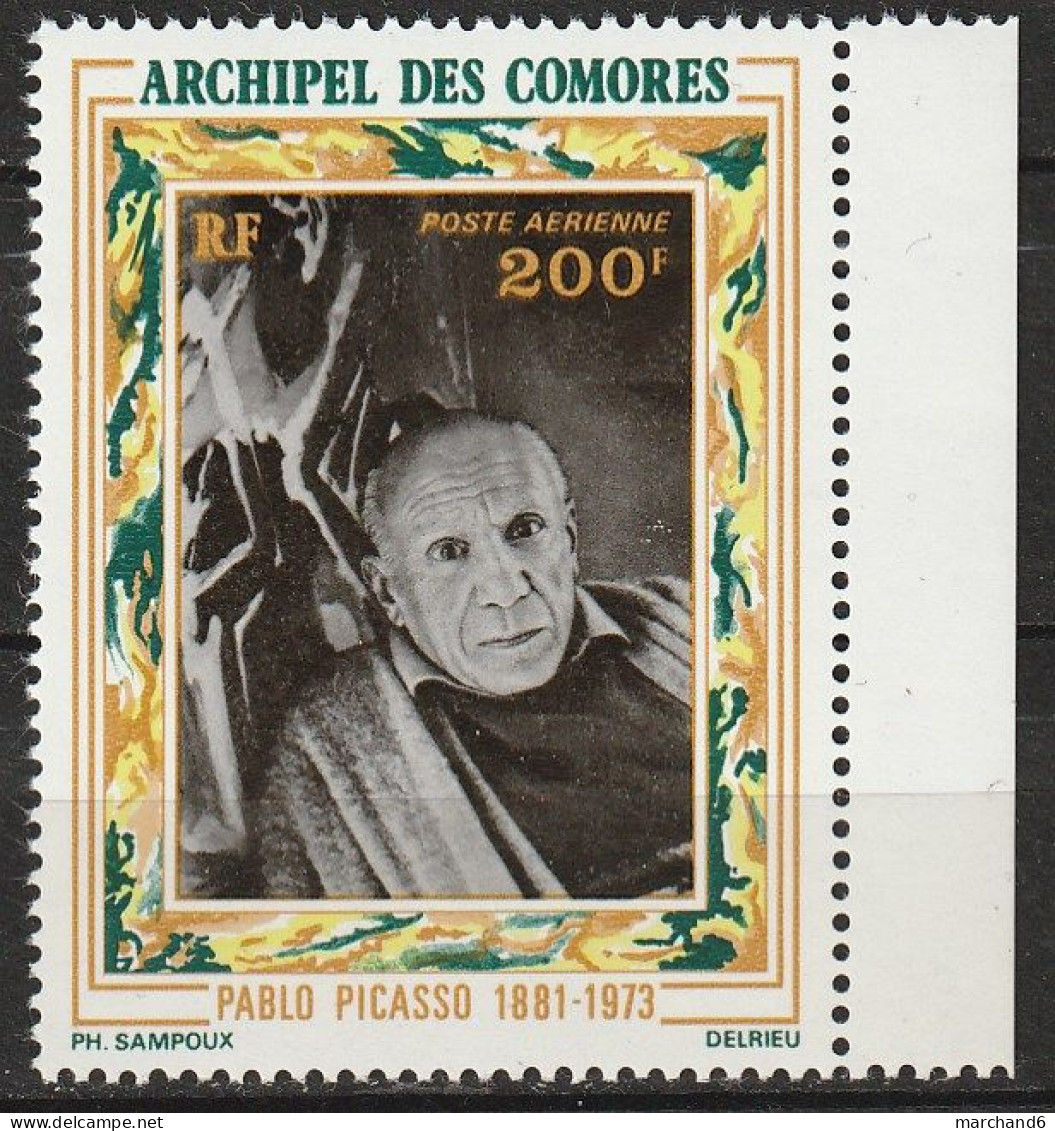 Comores Pablo Picasso Poste Aérienne N°57 **neuf - Luchtpost