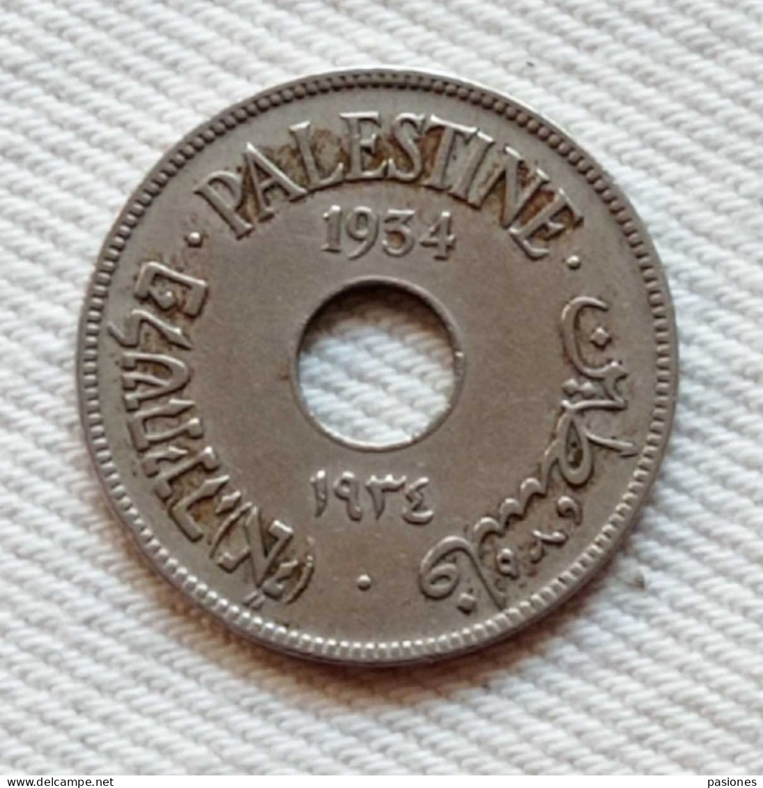 Palestina 10 Mils 1934 NC - Andere - Azië