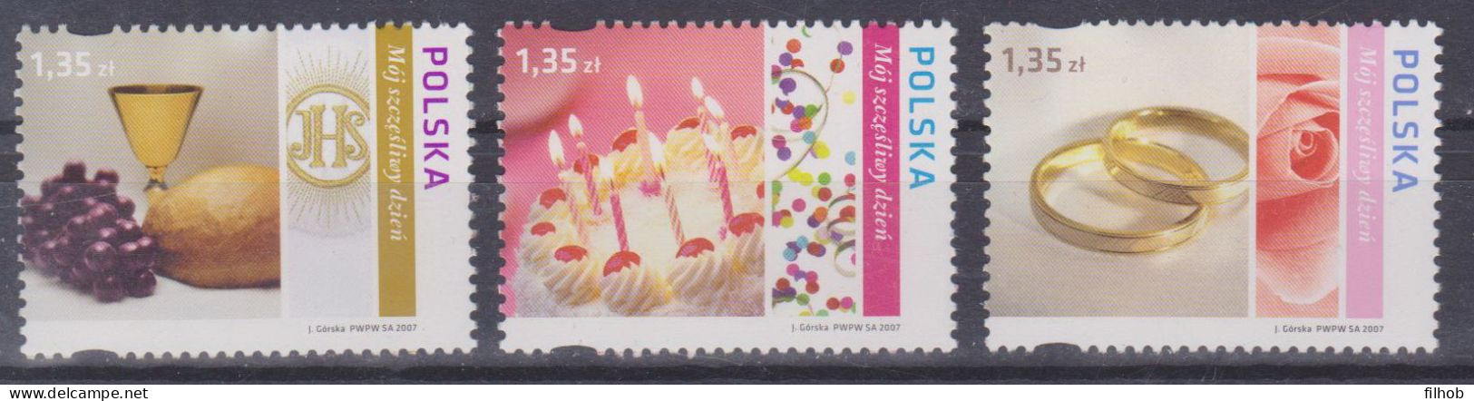 Poland Stamps MNH ZC.4154-56: My Lucky Day - Unused Stamps