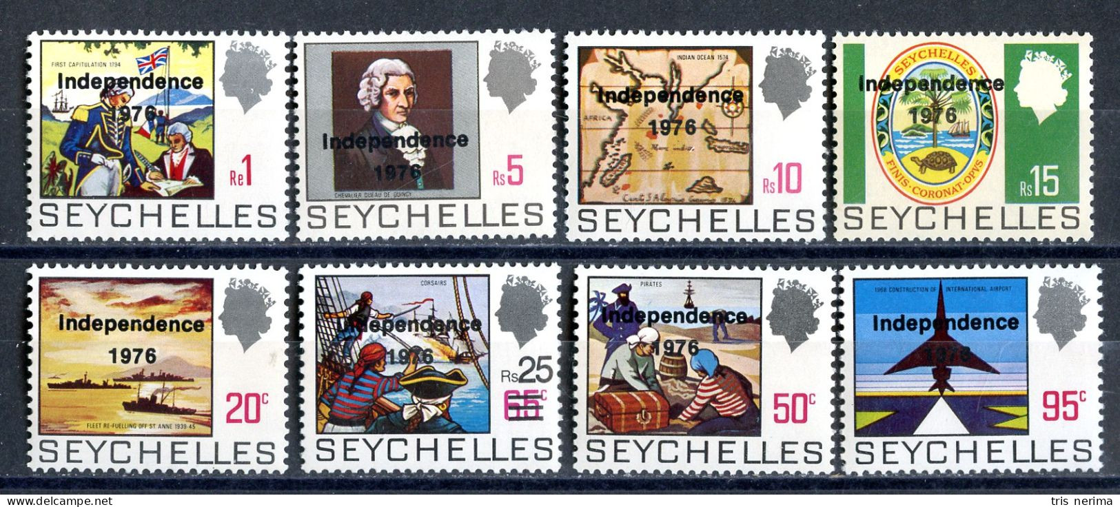 8171 BCXX 1976 Seychelles Scott # 361-69 MNH** (offers Welcome) - Seychelles (1976-...)