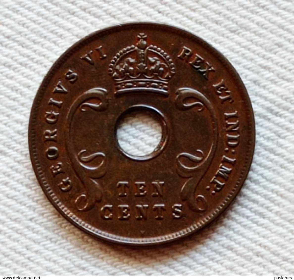 East Africa 10 Cent. George VI 1937 SPL+ - Colonie