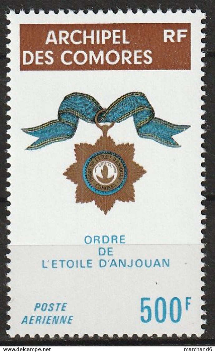Comores Ordre De L étoile D Anjouan Poste Aérienne N°58 **neuf - Poste Aérienne