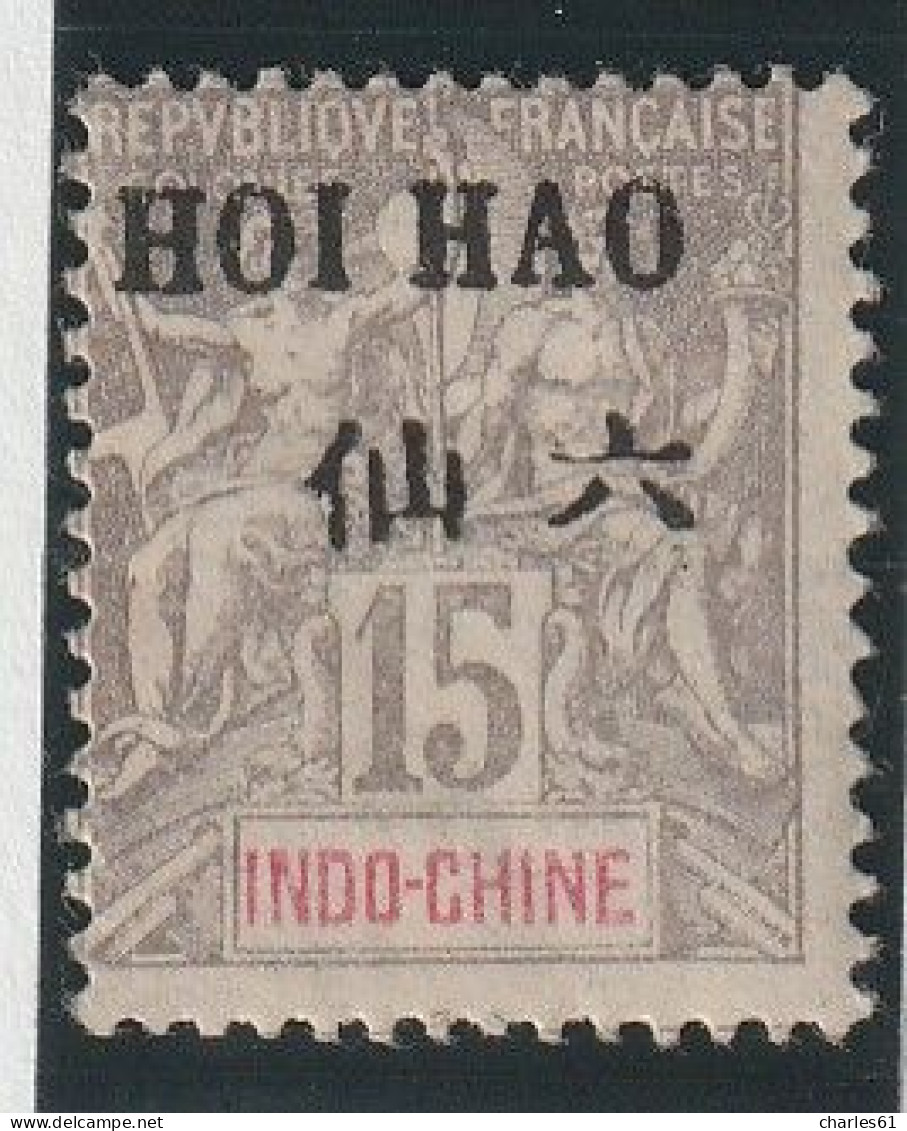 HOI-HAO - N°21 * (1903-04) 15c Gris - Nuovi