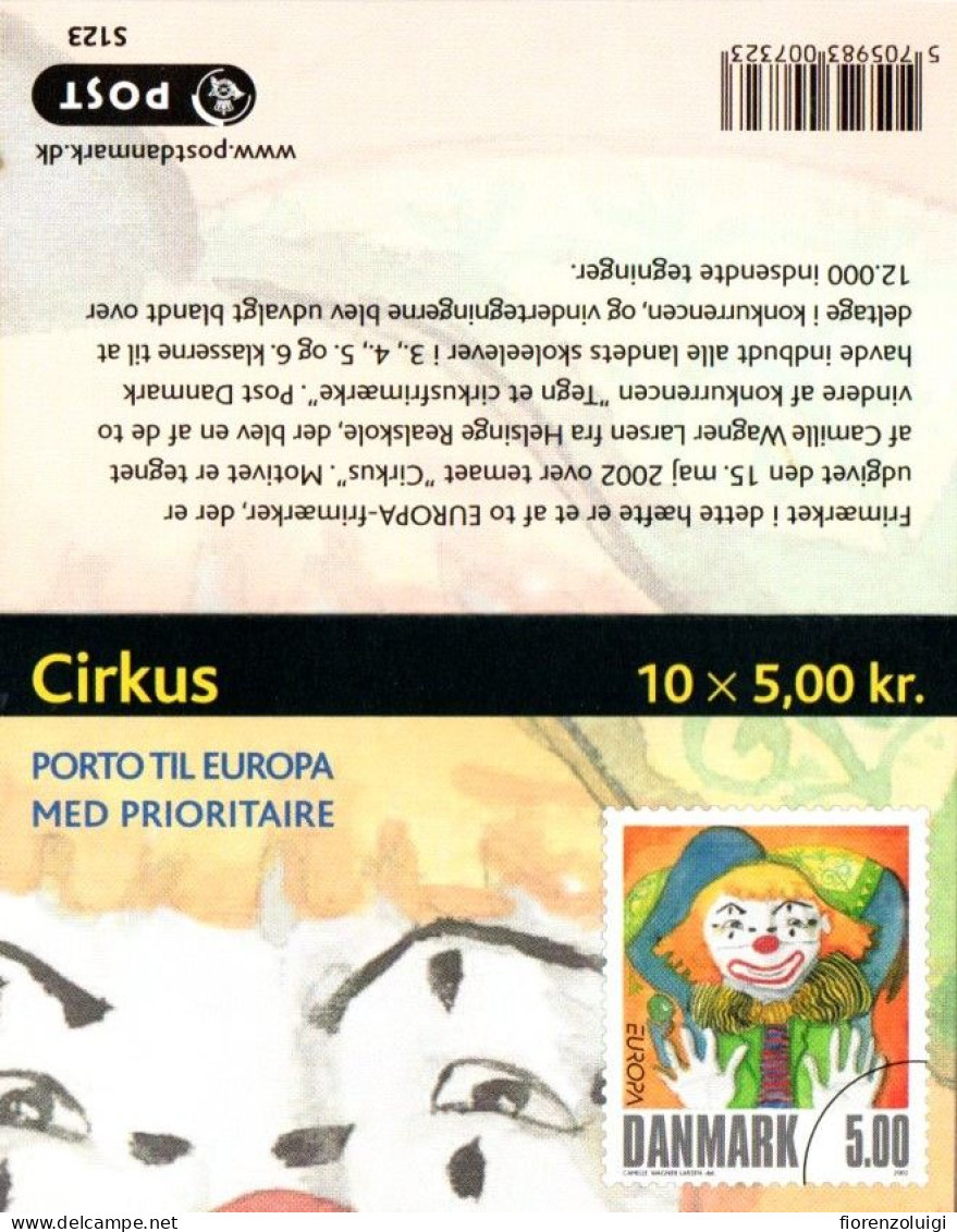 EUROPA CEPT 2002 GIRO COMPLETO LIBRETTI / BOOKLETS MNH**