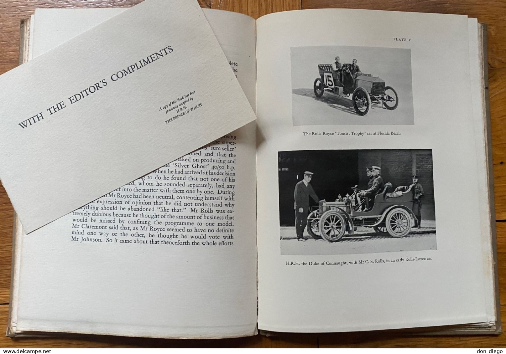 Rolls Royce Memories / Cambridge University Press / 1926