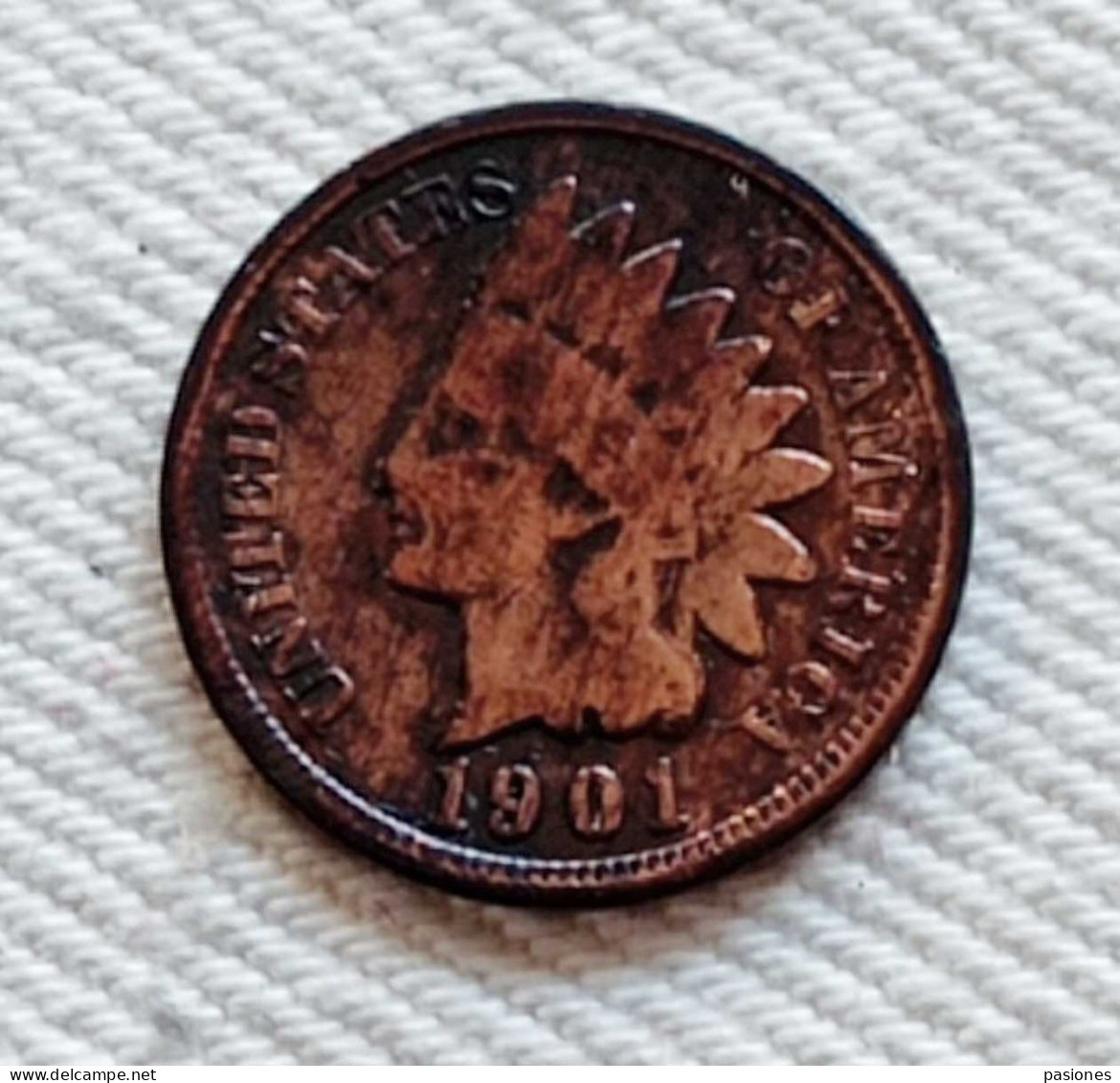 USA Cent. 1901 - 1859-1909: Indian Head