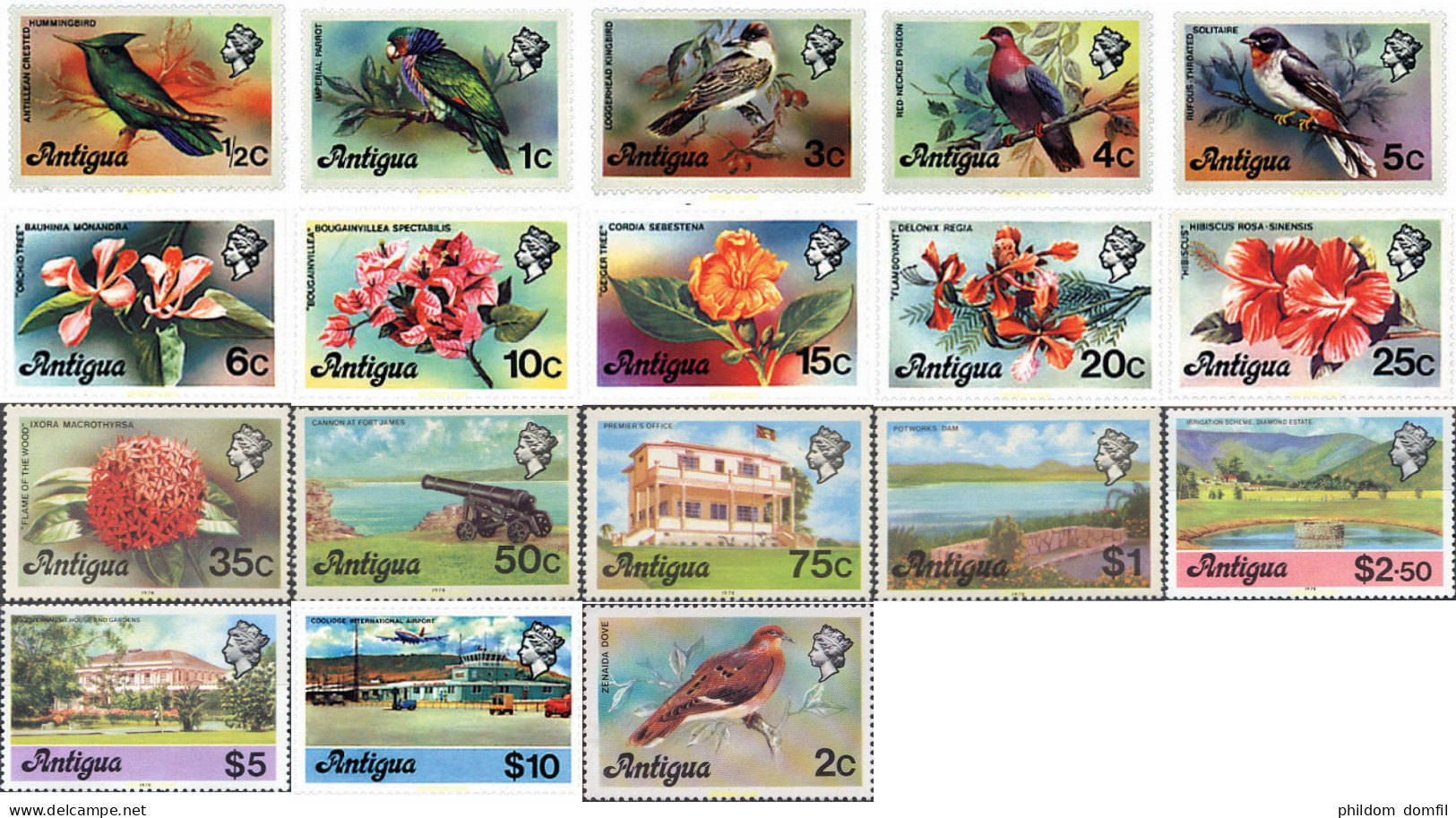 97580 MNH ANTIGUA 1976 MOTIVOS VARIOS - Other & Unclassified