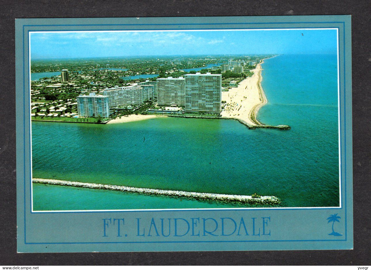 Etats Unis -  FORT LAUDERDALE - Panoramic View Of Fort Lauderdale Beach From Port Everglades - Fort Lauderdale