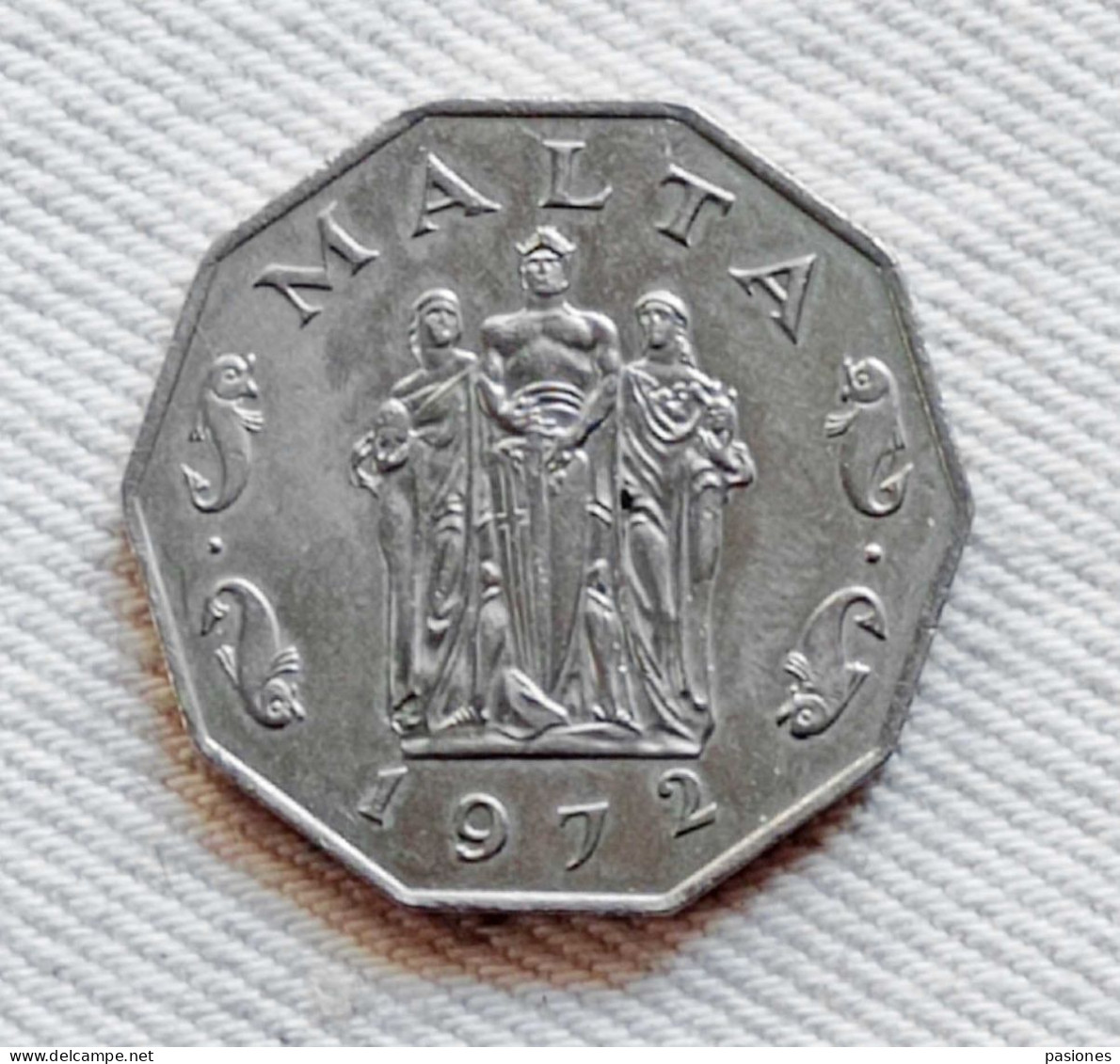 Malta 50 Cent. 1972 - Malta