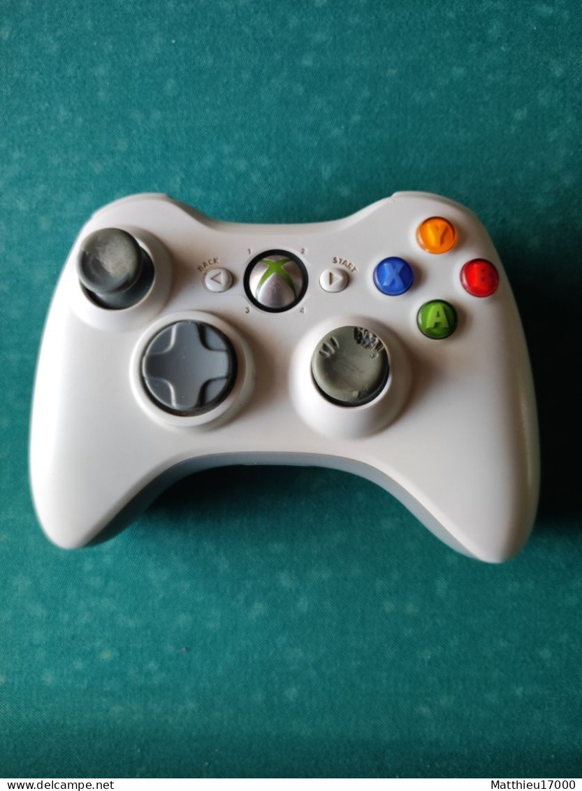 Manette XBOX 360 Blanche Sans Fil - Accessori