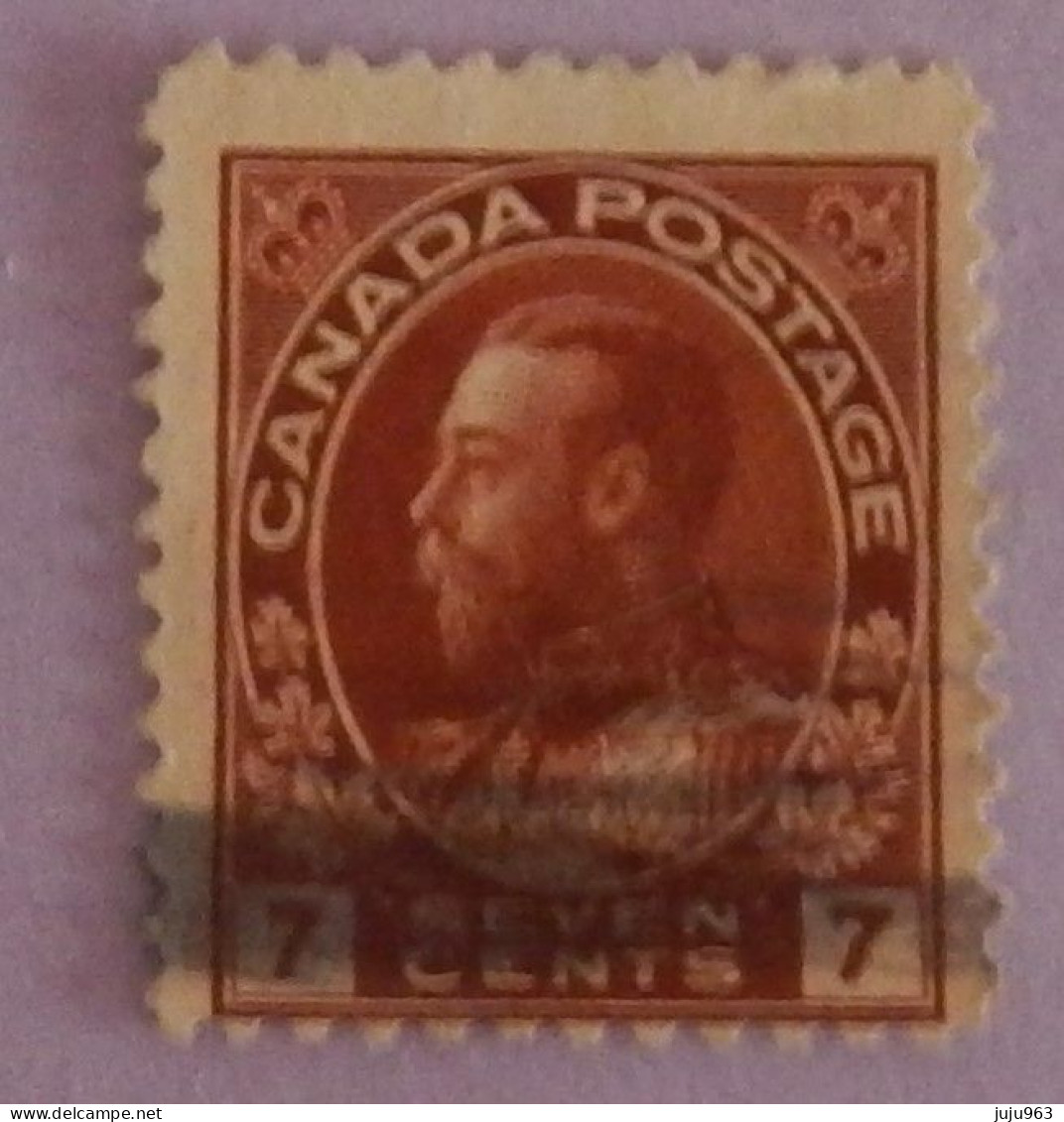 CANADA YT 114 OBLITERE "GEORGE V" ANNÉES 1918/1925 - Used Stamps