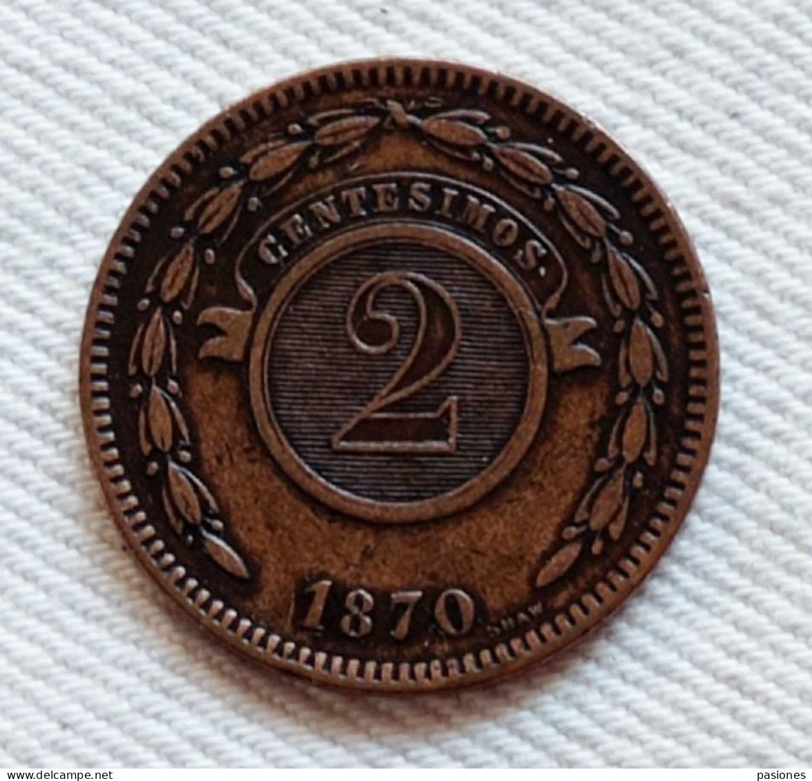 Paraguay 2 Cent. 1870 - Paraguay