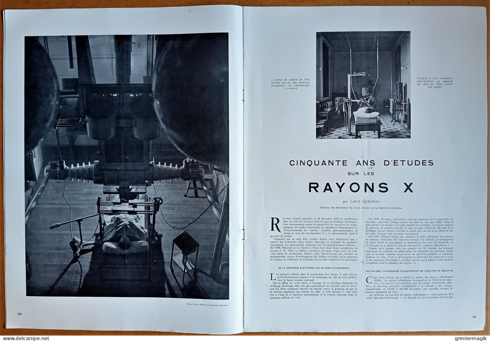 France Illustration N°25 23/03/1946 Rayons X/Tapisserie Aubusson (Lurçat)/Haute Cour Justice/Luxembourg/Mandchourie - Informations Générales