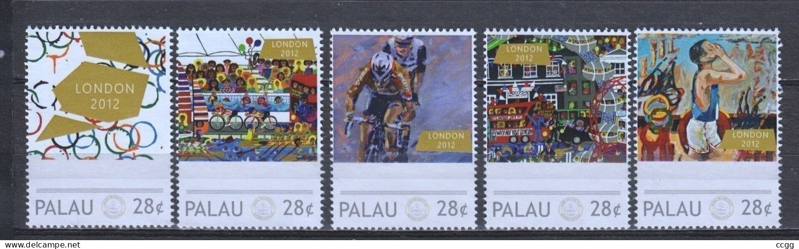 Olympische Spelen 2012 , Palau - Zegels  Postfris - Zomer 2012: Londen