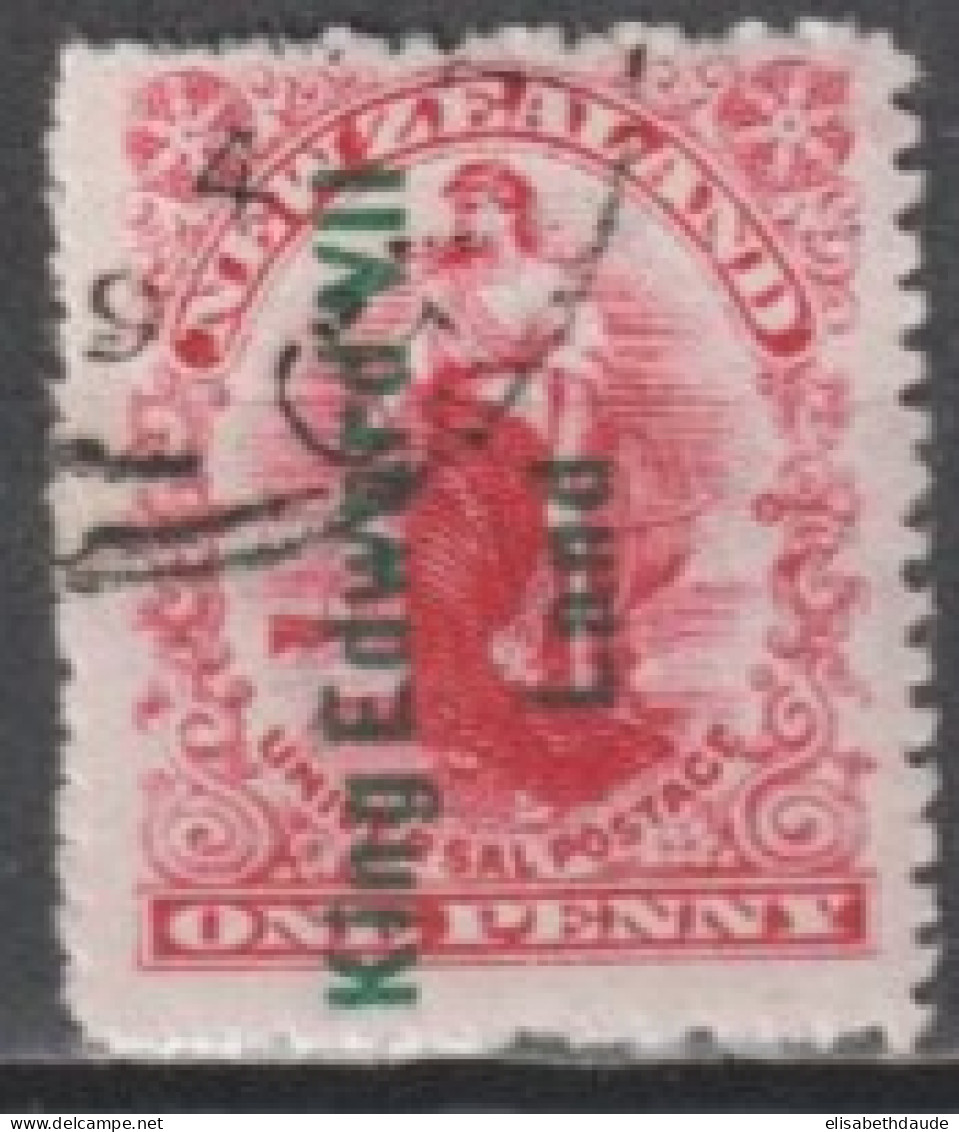 EXPEDITION POLAIRE NZ TERRE EDOUARD VII (KING EDUARD VII LAND) - 1908 - YVERT N° 1 OBLITERE - COTE = 70 EUR - Gebruikt