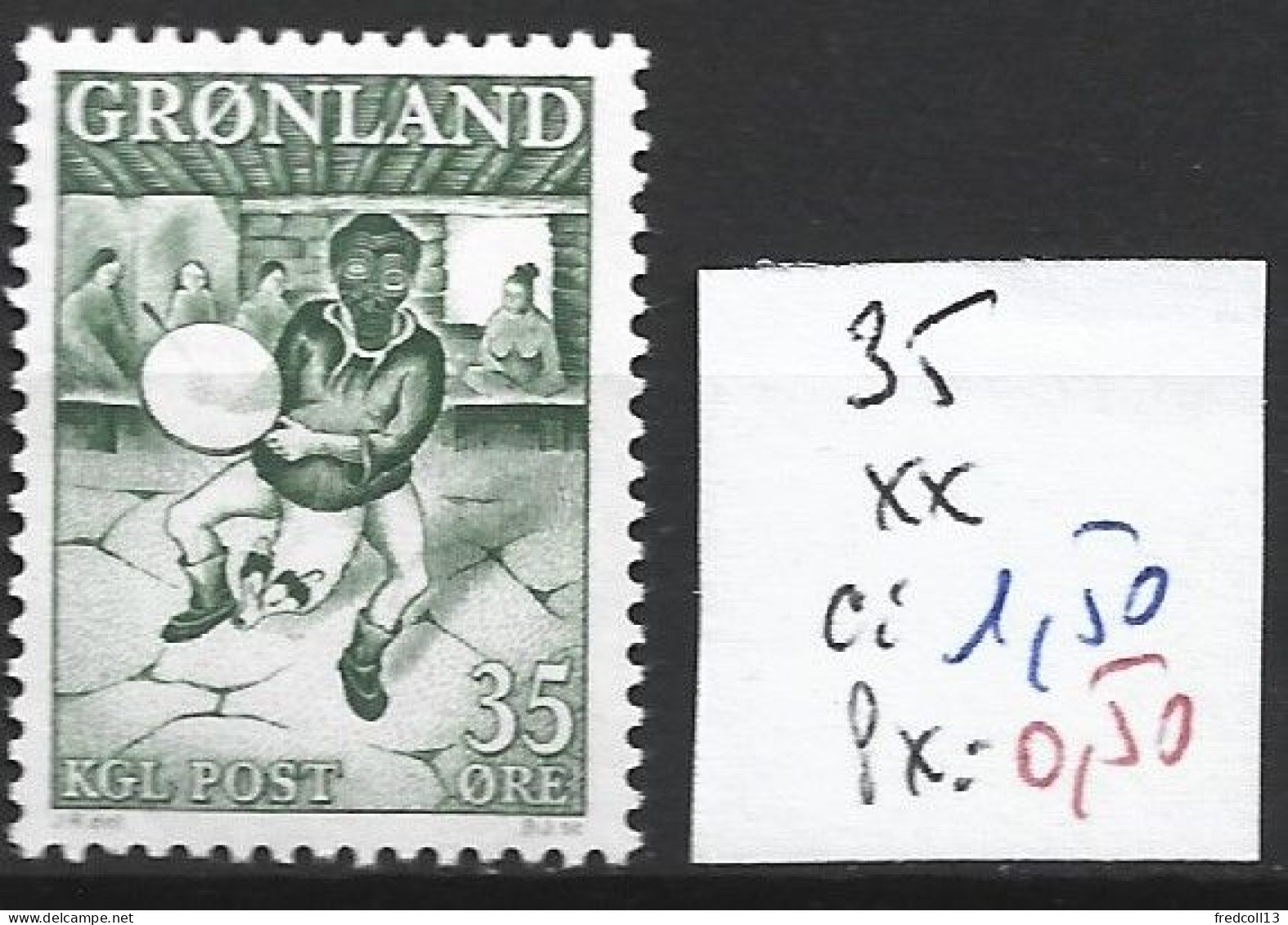 GROENLAND 35 ** Côte 1.50 € - Unused Stamps