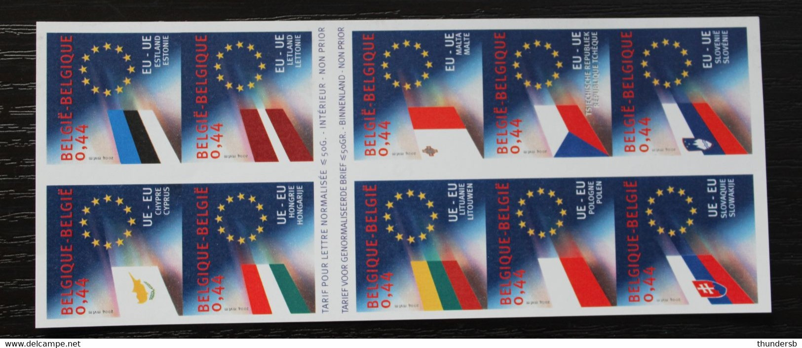 B44 'Europese Unie' - Ongetand - Côte: 60 Euro - 2001-…