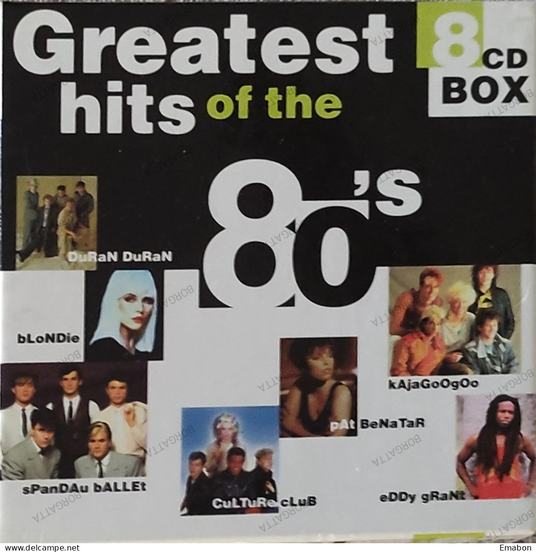 BORGATTA - HITS -  8 Cd GREATEST HITS OF THE 80'S  -   - EMI RECORDS 1998 - USATO In Buono Stato - Ediciones De Colección