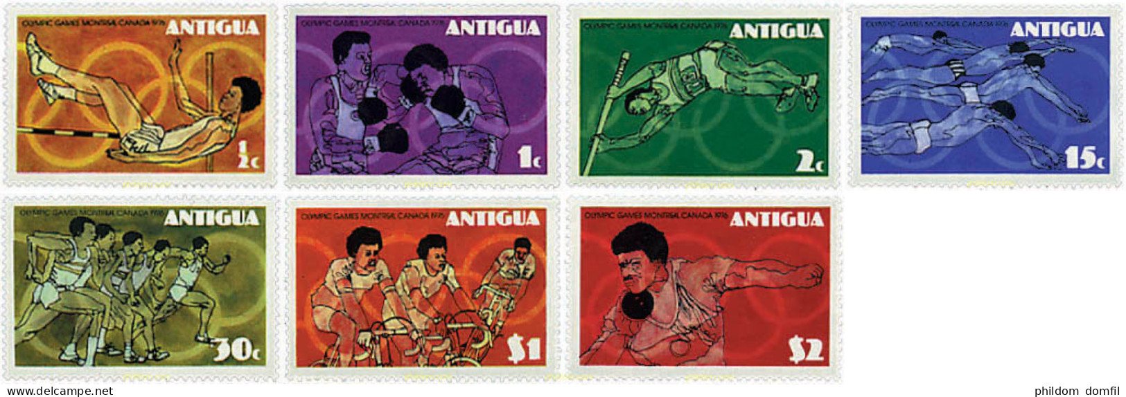 46676 MNH ANTIGUA 1976 21 JUEGOS OLIMPICOS VERANO MONTREAL 1976 - Otros & Sin Clasificación