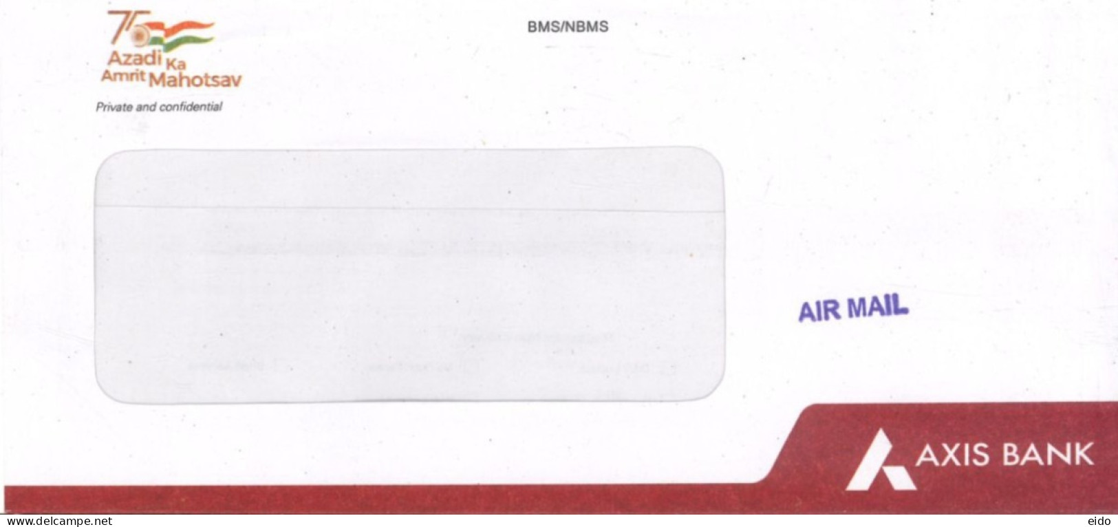 INDIA - 2023 - POSTAL FRANKING MACHINE COVER TO DUBAI.. - Cartas & Documentos