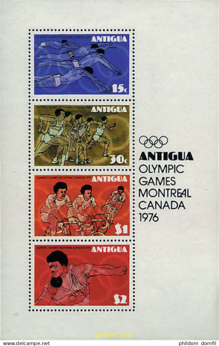 46675 MNH ANTIGUA 1976 21 JUEGOS OLIMPICOS VERANO MONTREAL 1976 - Altri & Non Classificati