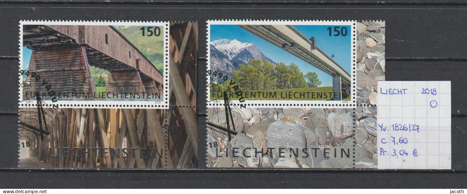 Liechtenstein 2018 - YT 1826/27 (gest./Obl./used) - Gebruikt