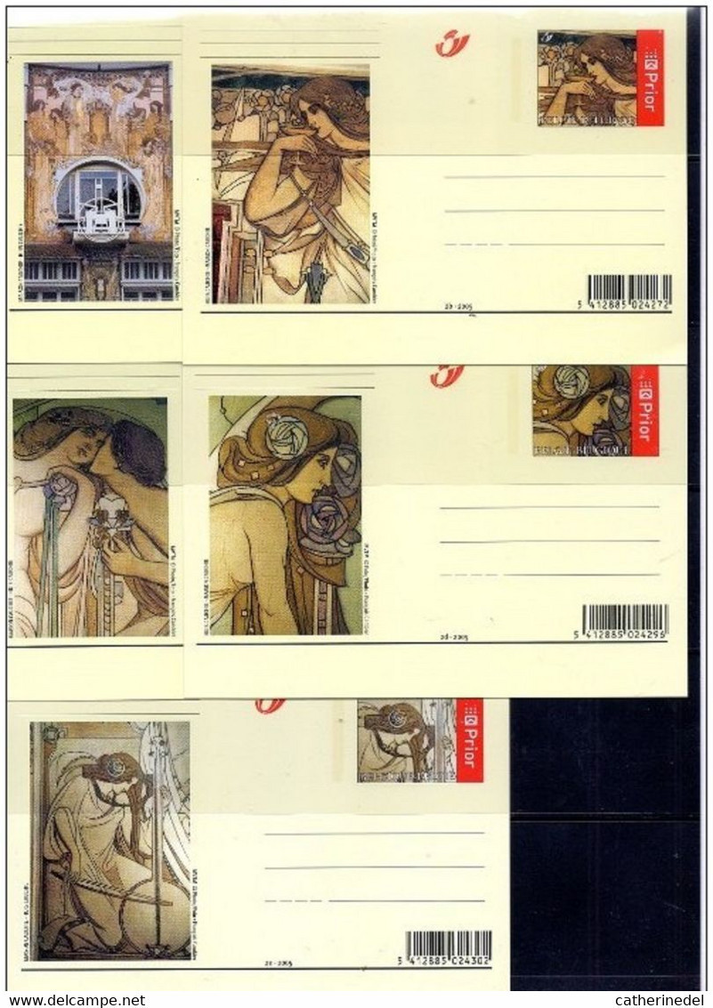 Année 2005 : CA129-CA133/BK129-BK133 - Maison Cauchie - Illustrierte Postkarten (1971-2014) [BK]