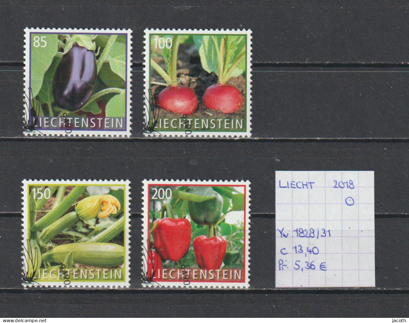 Liechtenstein 2018 - YT 1828/31 (gest./obl./used) - Used Stamps