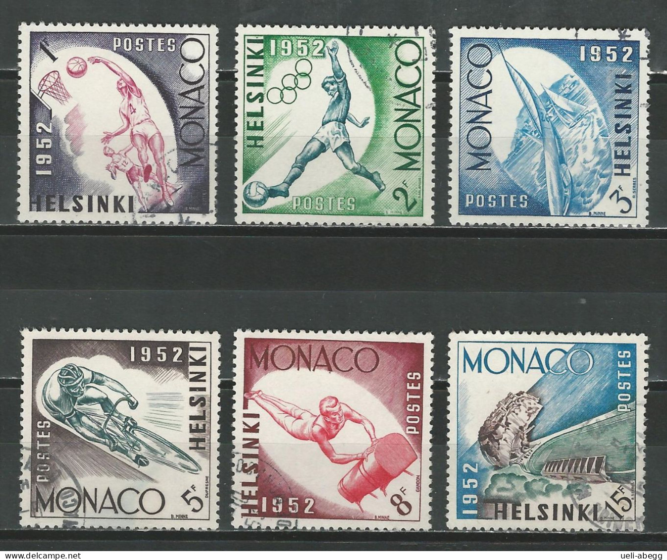 Monaco Mi 458-63 O Used - Used Stamps