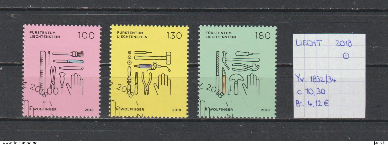 Liechtenstein 2018 - YT 1832/34 (gest./obl./used) - Used Stamps