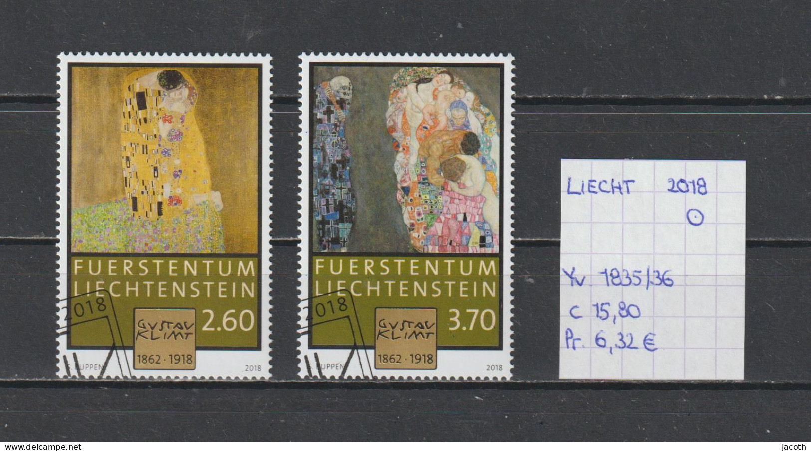 Liechtenstein 2018 - YT 1835/36 (gest./obl./used) - Usados