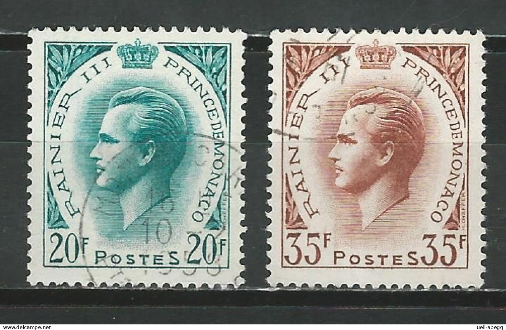 Monaco Mi 583-84 O Used - Used Stamps