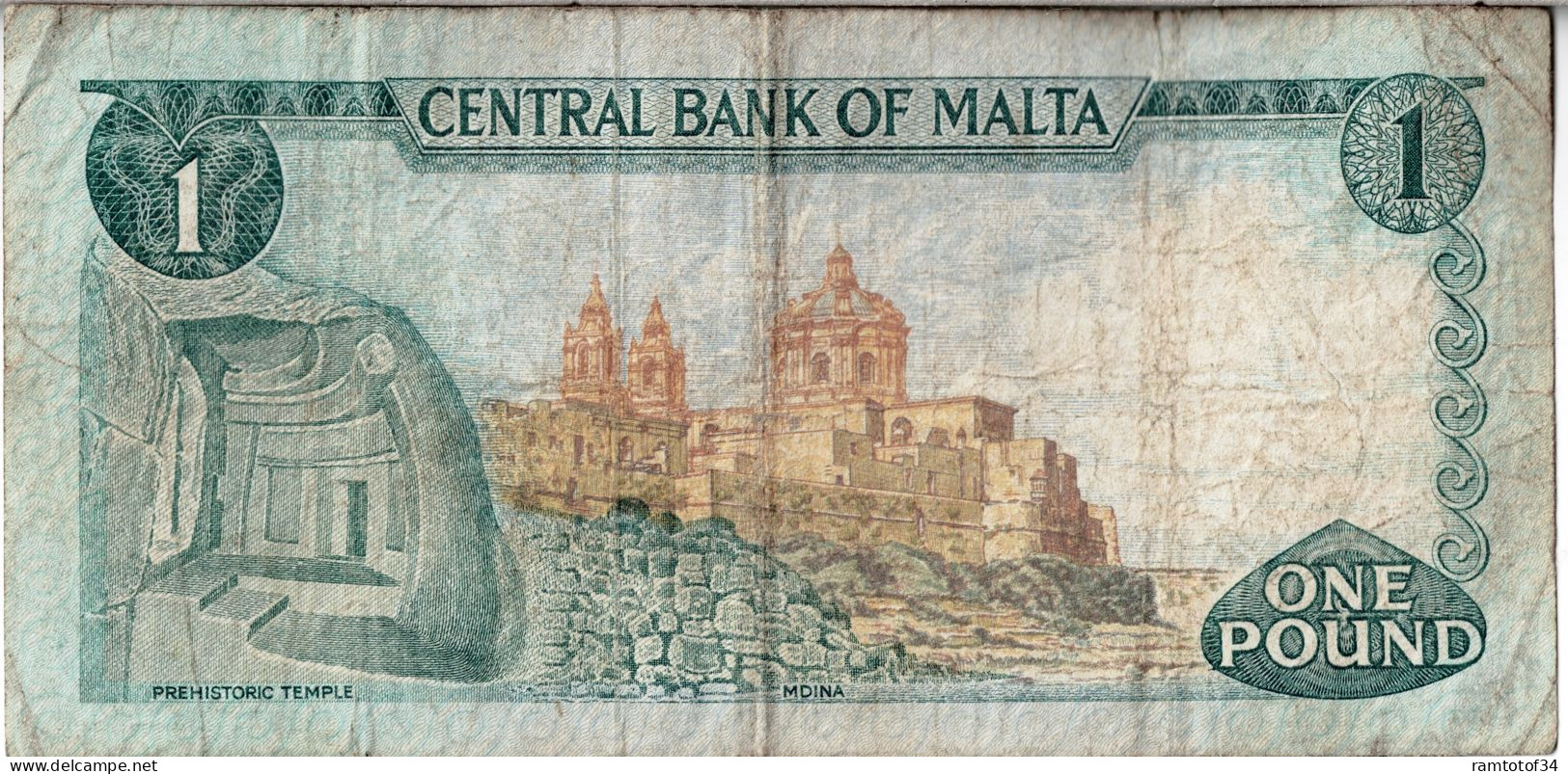 MALTE - 1 Lira 1967 - Malta