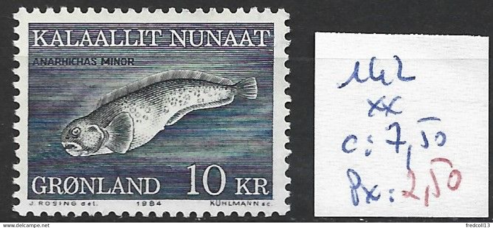 GROENLAND 142 ** Côte 7.50 € - Unused Stamps