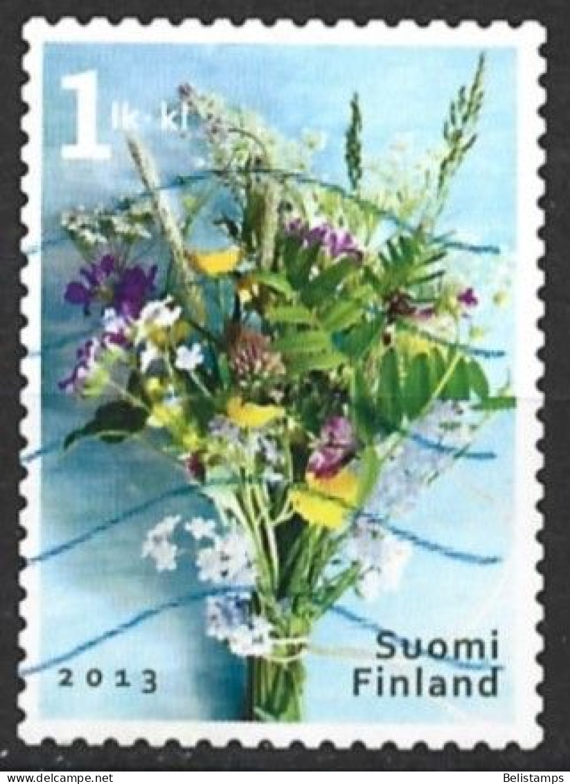 Finland 2013. Scott #1428 (U) Flower Bouquet  *Complete Issue* - Gebraucht