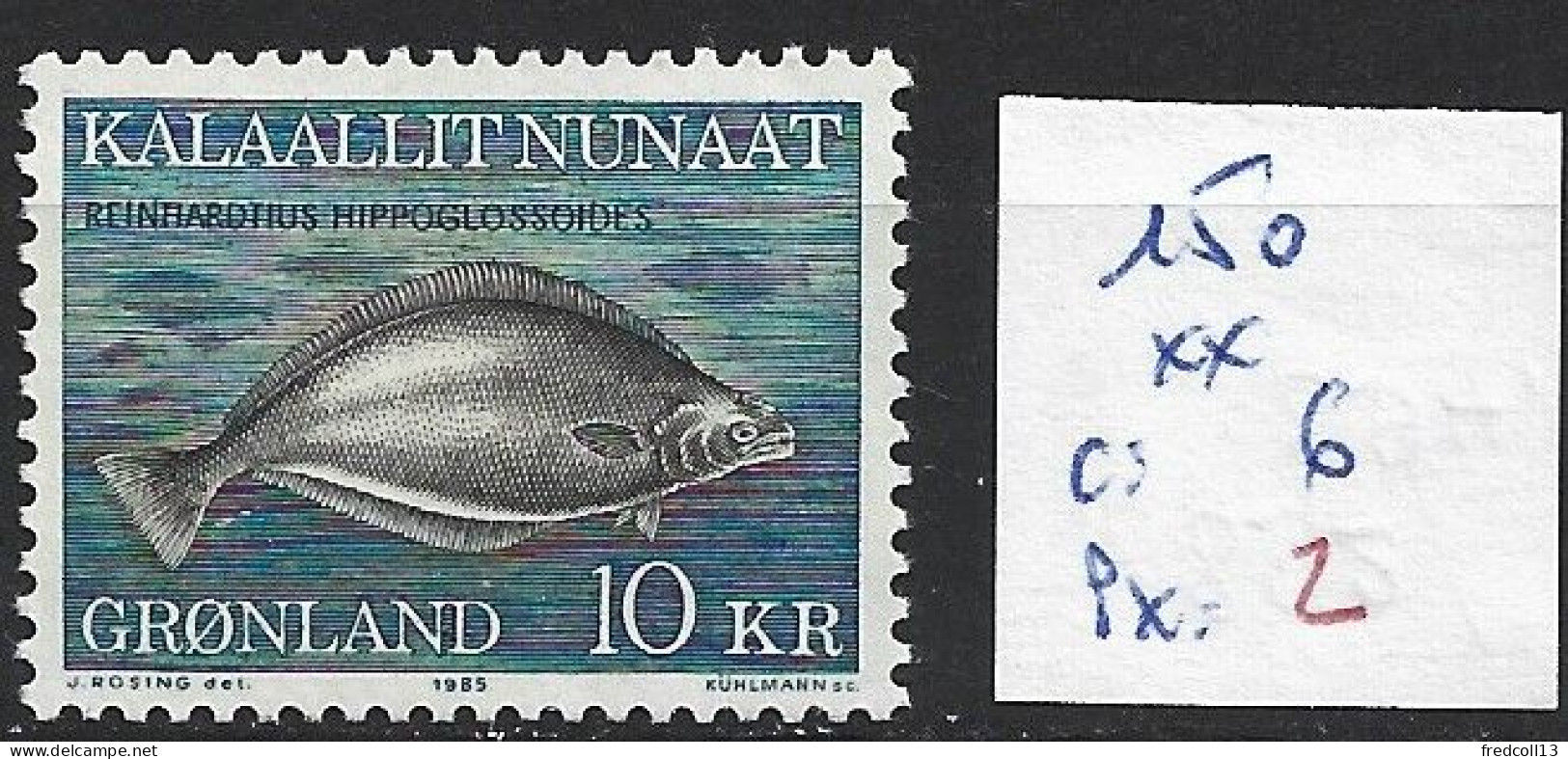 GROENLAND 150 ** Côte 6 € - Unused Stamps