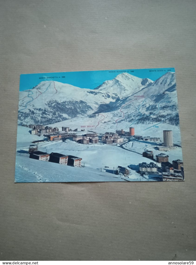 CARTOLINE: SESTRIERE M. 2035 - VISIONE PANORAMICA - VIAGGIATA - F/G - COLORI - Rivoli