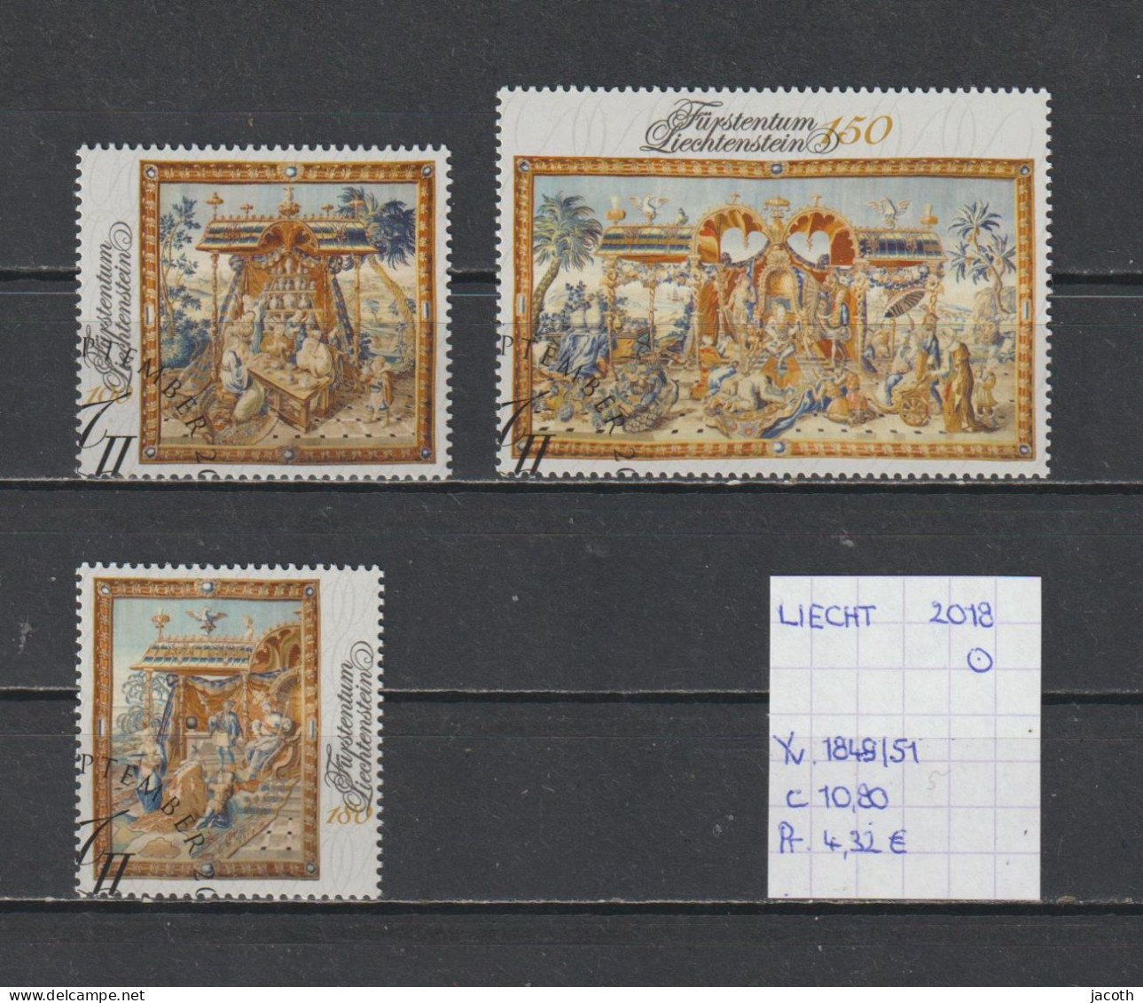 Liechtenstein 2018 - YT 1849/51 (gest./obl./used) - Oblitérés