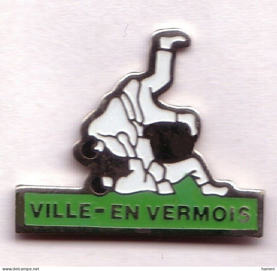 C56 Pin's JUDO CLUB DE VILLE EN VERMOIS Meurthe-et-Moselle Achat Immédiat - Judo