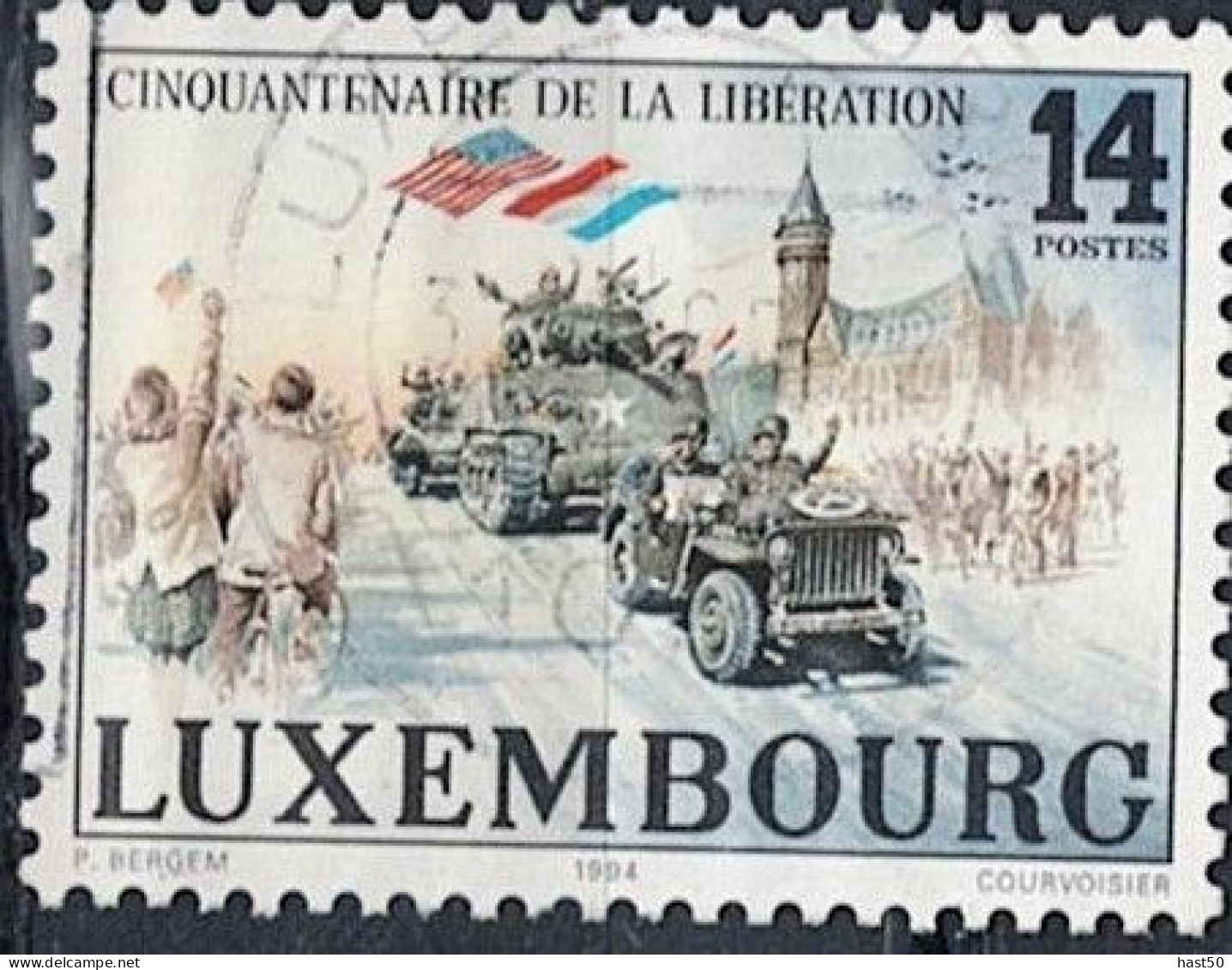 Luxemburg - 50. Jahrestag Der Befreiung (MiNr: 1352) 1994 - Gest Used Obl - Oblitérés