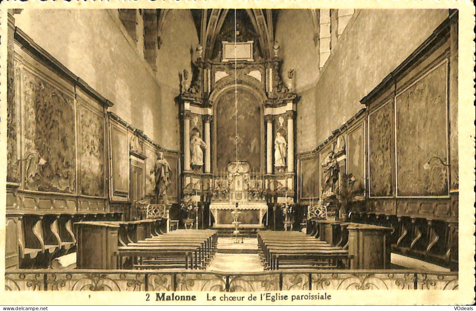 Belgique - Namur - Malonne - Le Choeur De L'Eglise Paroissiale - Andenne