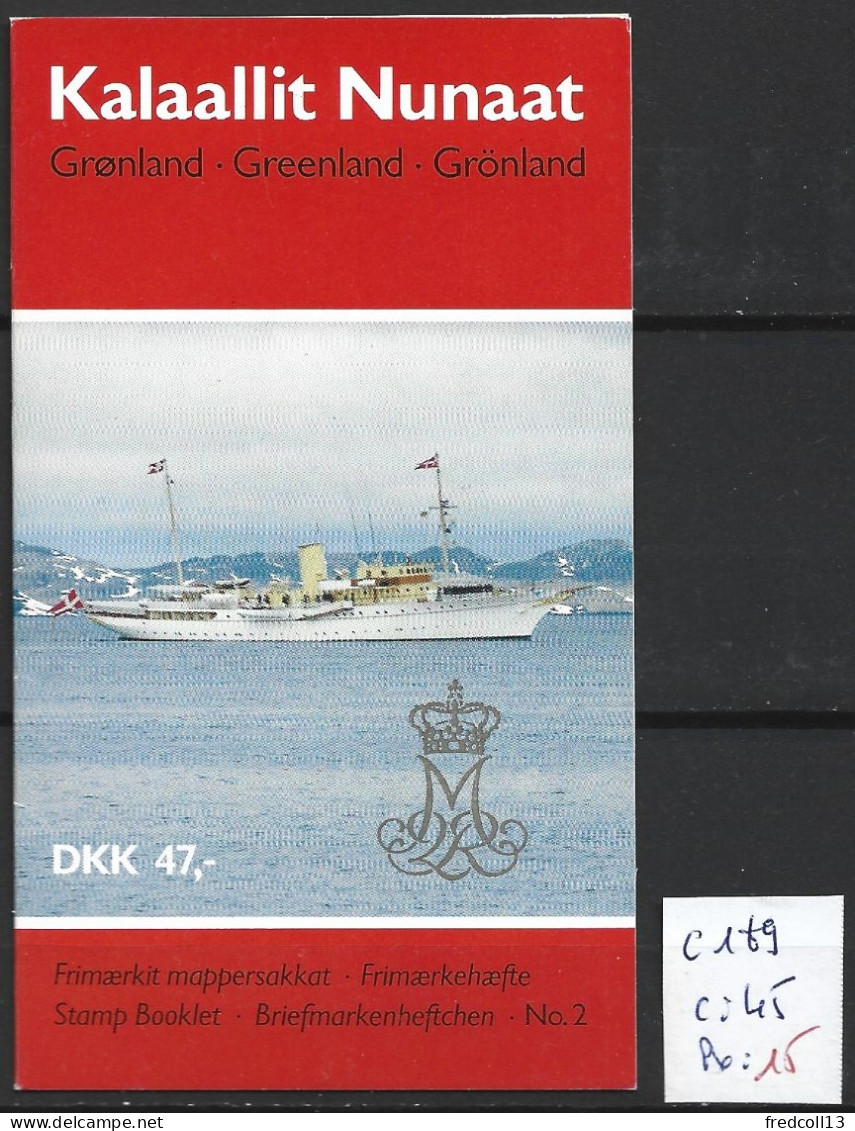 GROENLAND CARNET C 189 Côte 45 € - Carnets