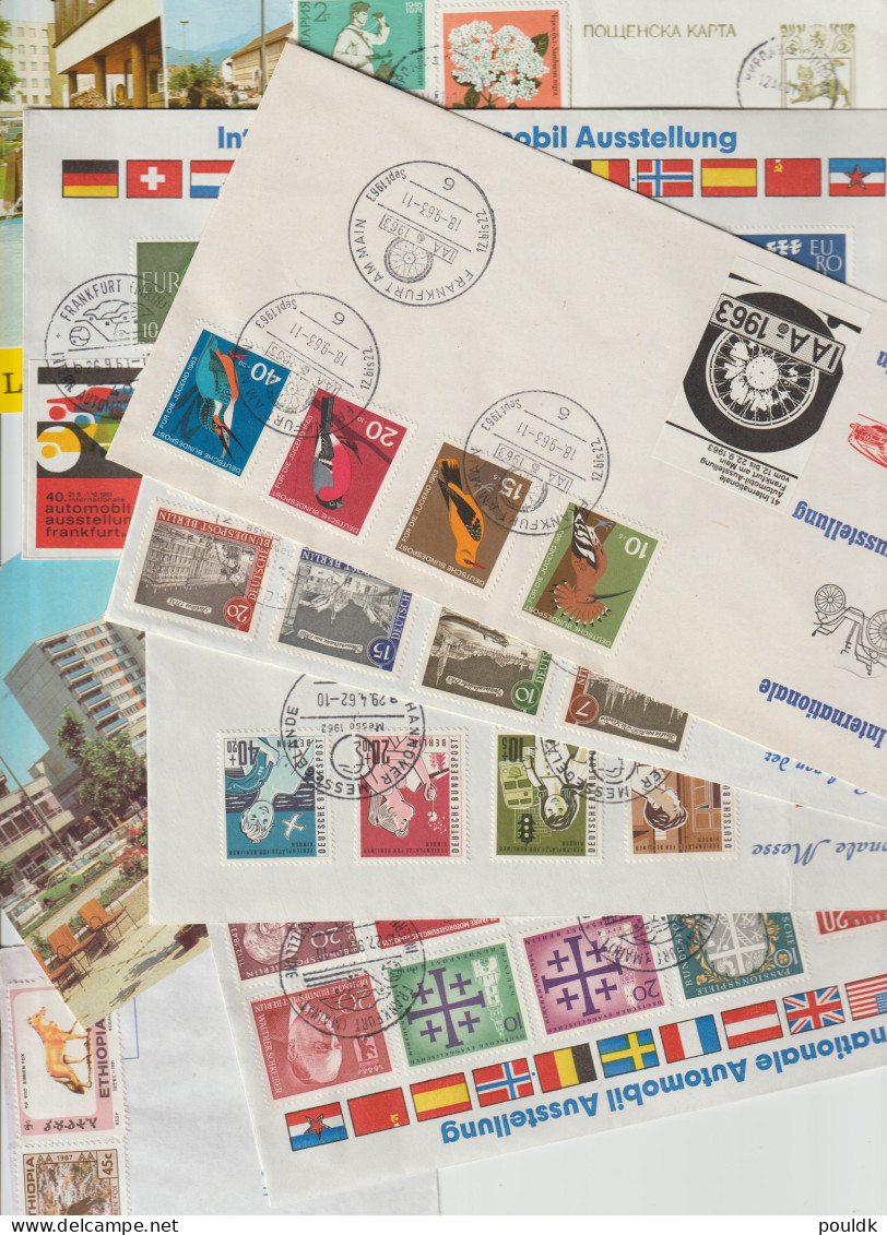 650 covers from every corner of the world. FDC, PC, MX and ordinary covers, mostly modern, odds and ends